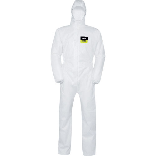 ＵＶＥＸ　化学防護服　ウベックス　５／６　エアー　７４５７　ホワイト　Ｌ＿
