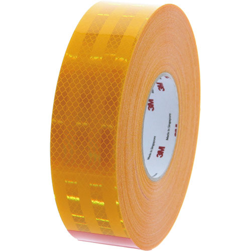 ３Ｍ　ＤＧコンスピキュイティ反射シート　５３．５ｍｍＸ５０ｍ　黄色＿
