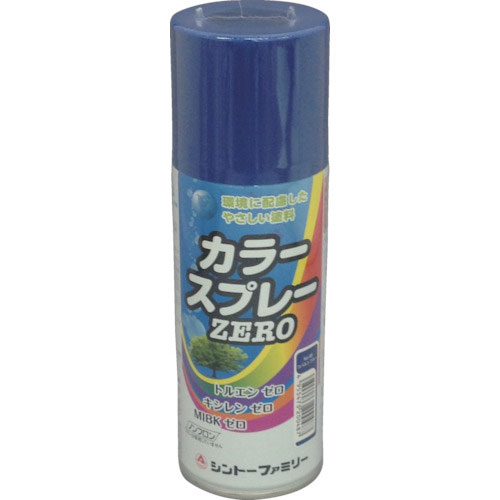 シントー　カラースプレーゼロ　コバルトブルー＿