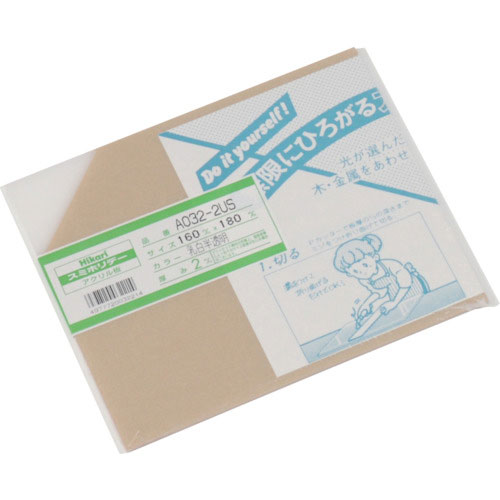 光　アクリル板（乳白半透明）　２×１６０×１８０ｍｍ＿