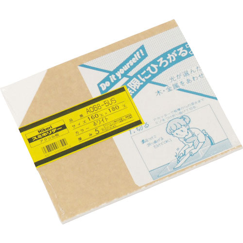 光　アクリル板ホワイト５×１６０×１８０ｍｍ＿