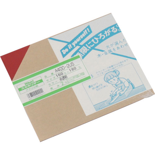 光　アクリル（赤透明）　２×１６０×１８０ｍｍ＿