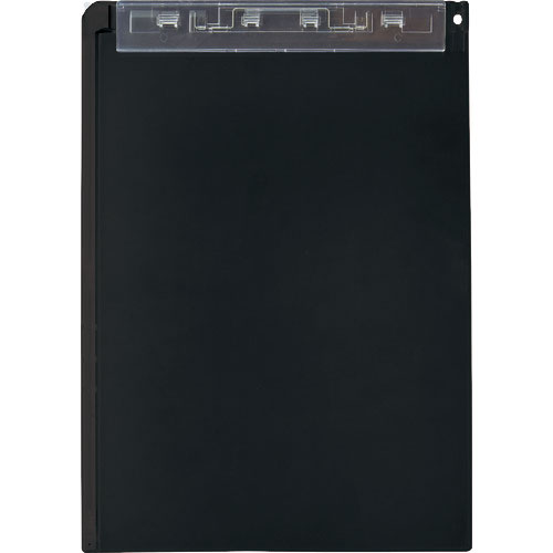 リヒト　クリップボード（スタンド付）　黒　幅２２６×高さ３１９ｍｍ＿