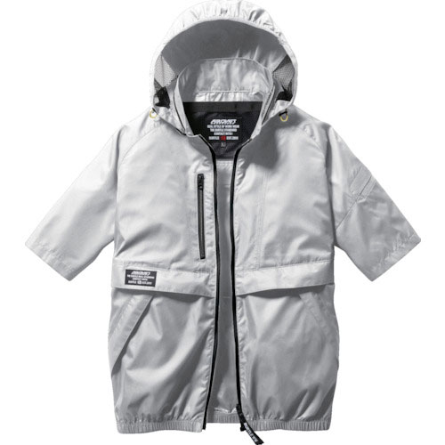 バ－トル　ＡＣ半袖ブルゾン　ＡＣ１１７６－０５－ＸＬ　シルバー＿