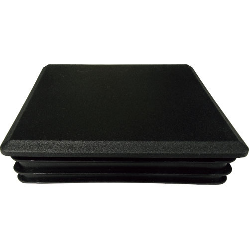 アルインコ　樹脂キャップ　角パイプ１００用　ブラック　（２個入）＿