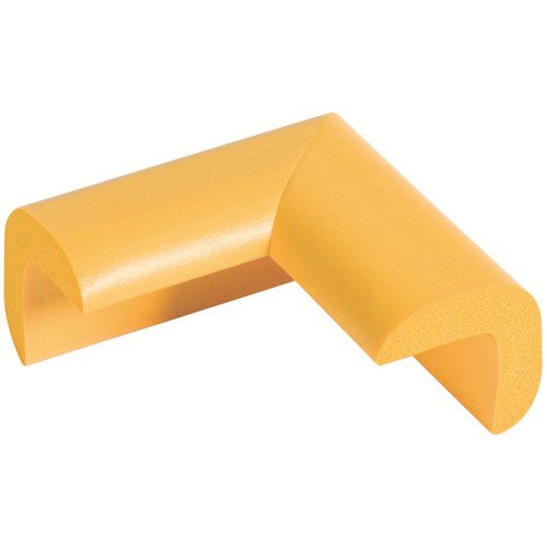 カーボーイ　安心クッション　コーナー用　細　油面接着仕様　イエロー＿