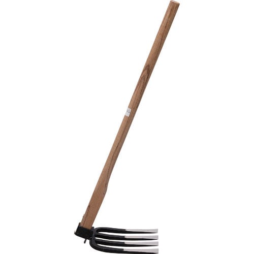 ＳＥＮＮＡＲＩ　備中鍬　土方四本鍬　全長９００ｍｍ　爪数４本＿