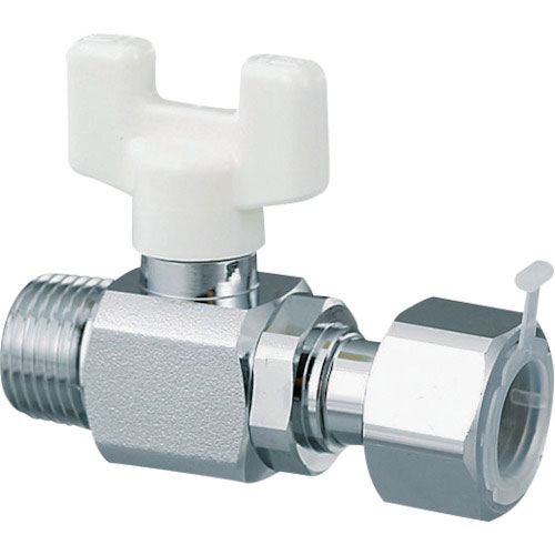 オンダ製作所　ＡＥ６型ボールバルブ　Ｒ３／４　×　ナット付アダプター（Ｇ３／４）＿