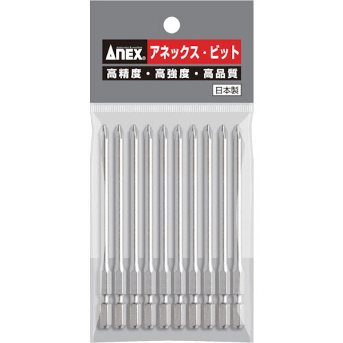 アネックス　ハイパービット１０本組　段付＋１×１００＿