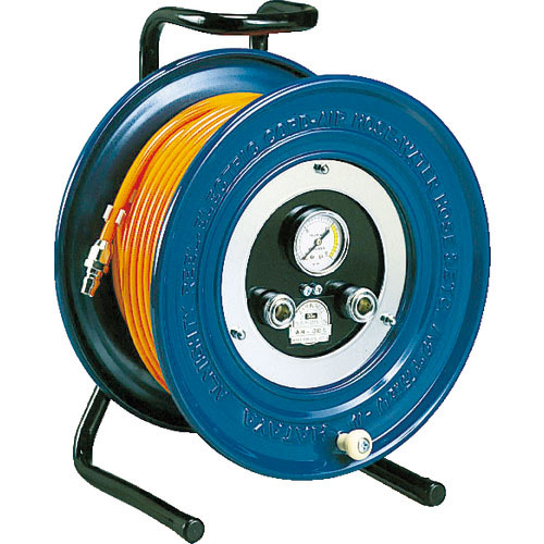 ハタヤ　ロータリー機構内蔵エアーリール　３０ｍ　内径φ６．５　ポリウレタンホース＿