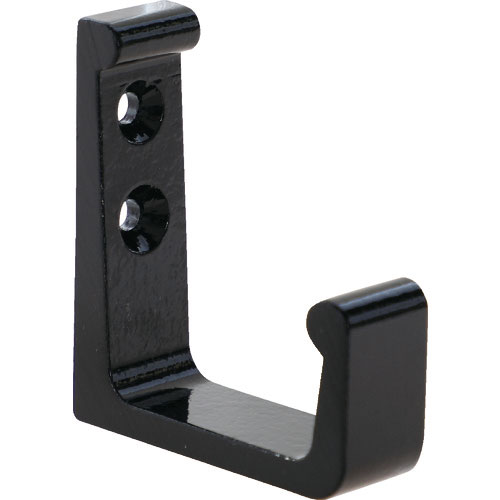 ＴＲＵＳＣＯ　アルミＬ型フック　３５ｍｍ　黒＿