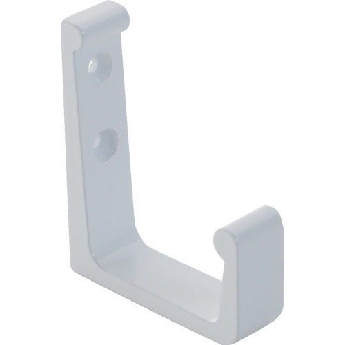 ＴＲＵＳＣＯ　アルミＬ型フック　３５ｍｍ　白＿
