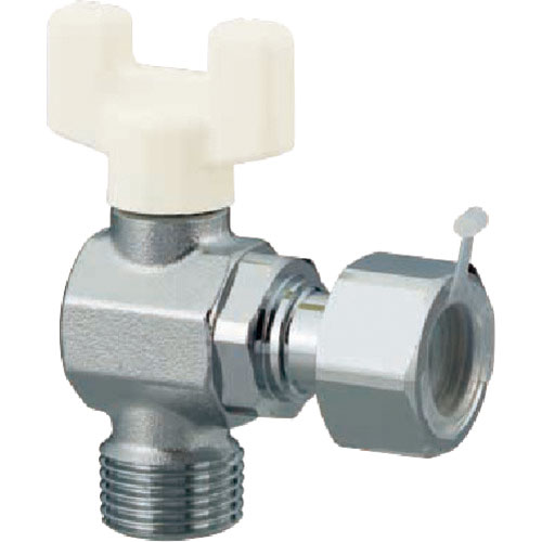 オンダ製作所　ＡＬ６型ボールバルブ　Ｒ１／２　×　ナット付アダプター（Ｇ１／２）＿