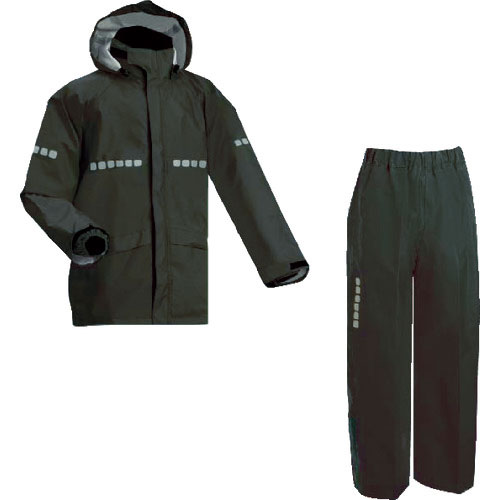 前垣　ＡＰ１０００ワーキングレインスーツ　ブラック　Ｌサイズ＿