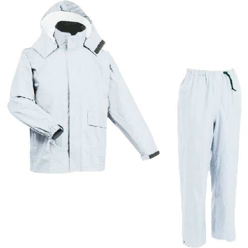 前垣　ＡＰ６００透湿レインスーツ　シルバー　Ｌサイズ＿