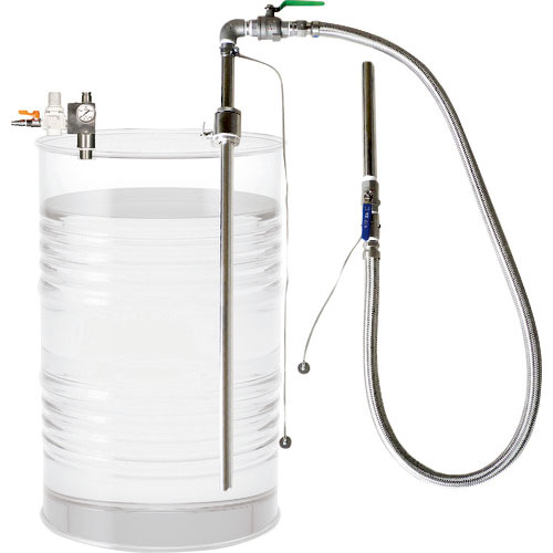 アクアシステム　吐出専用　エア式ドラムポンプ　セパレート型＿