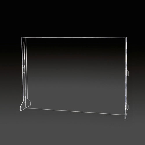 マグエックス　高さ調節式卓上アクリルパーテーション　Ｌ＿