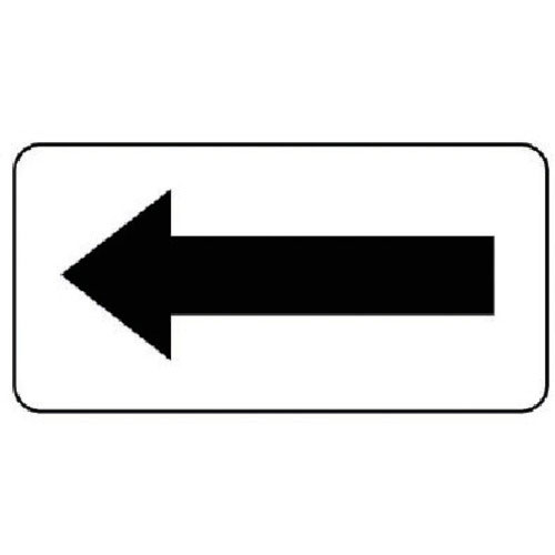 ユニット　配管ステッカー　方向表示・黒（極小）　３０×６０　１０枚組＿