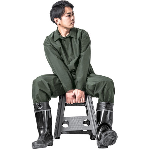 マック　きどらないレインウェアセットアップ　ダークグリーン　Ｌ＿