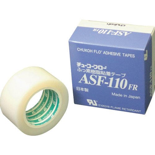 チューコーフロー　フッ素樹脂フィルム粘着テープ　ＡＳＦー１１０ＦＲ　０．２３ｔ×３０ｗ×５ｍ＿