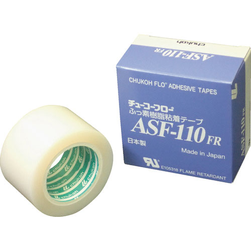 チューコーフロー　フッ素樹脂フィルム粘着テープ　ＡＳＦー１１０ＦＲ　０．２３ｔ×３８ｗ×５ｍ＿