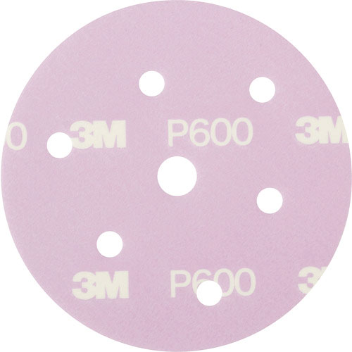 ３Ｍ　３Ｍ　足付けソフトディスク　穴あき　１２５ｍｍ径　＃６００　５０枚入り＿