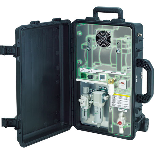 ＣＫＤ　小型コンプレッサー　キャリアブルエアサプライユニット　吐出圧力０．５ＭＰａ＿