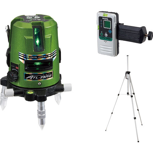 ＫＤＳ　リアルグリーンレーザー２５ＲＧ受光器三脚付＿