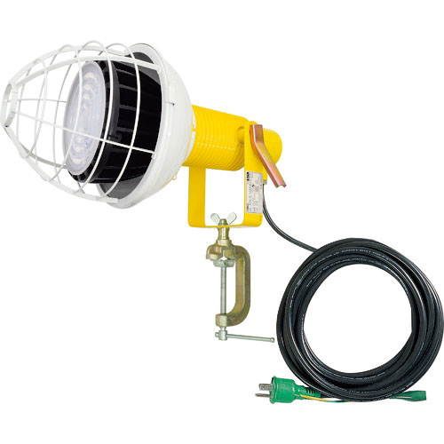 日動　エコビックＬＥＤ投光器１００Ｗ　作業用　スポット　昼白色　アース付　電線５ｍ＿