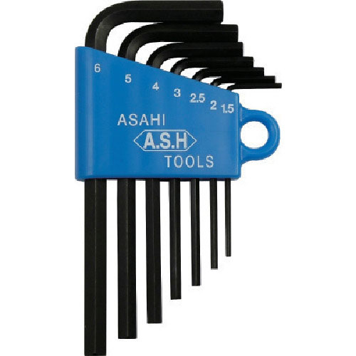 ＡＳＨ　六角棒レンチセット７本組＿