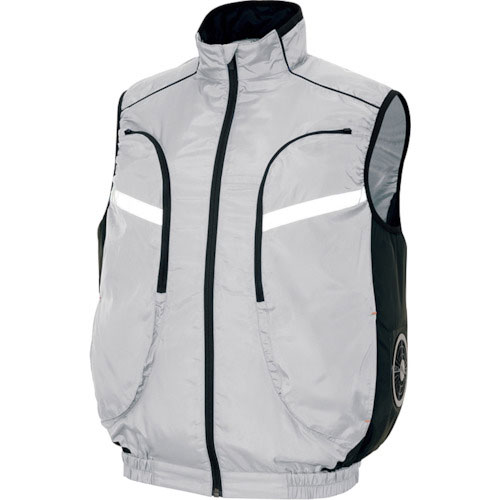 アイトス　物流作業対応型空調服ベスト（空調服ＴＭ）　シルバー　Ｌ＿