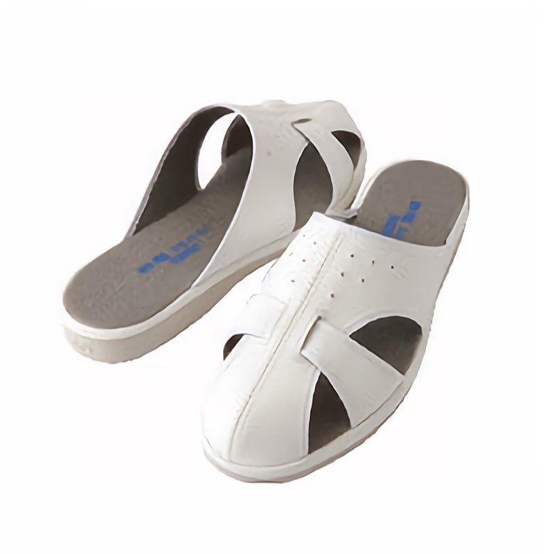 アイトス　静電スリッパ　白　Ｌ＿