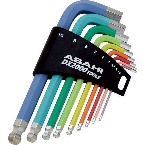 ＡＳＨ　オーロライン　ボールポイント六角棒レンチセット９本組＿