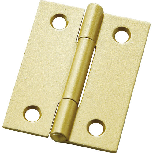 フジテック　カラー丁番　袋入り（２枚）・薄口３８ｍｍ・ゴールド＿