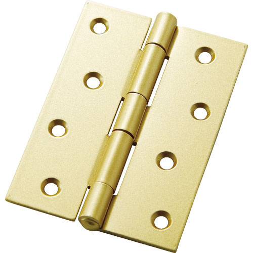 フジテック　カラー丁番　袋入り（２枚）・厚口１０２ｍｍゴールド＿