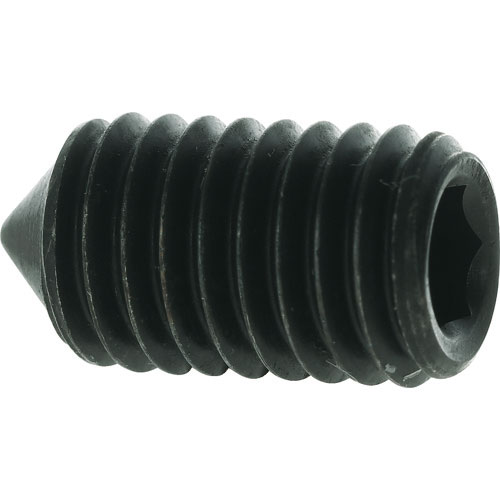 ＴＲＵＳＣＯ　六角穴付止めねじ　とがり先　黒染め　Ｍ６×１６　３４本入＿