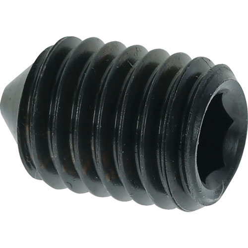 ＴＲＵＳＣＯ　六角穴付止めねじ　とがり先　黒染め　Ｍ１０×１５　１１本入＿