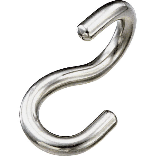 水本　ステンレス　ロープ用Ｓカン　ツイスト　全長７０ｍｍ＿