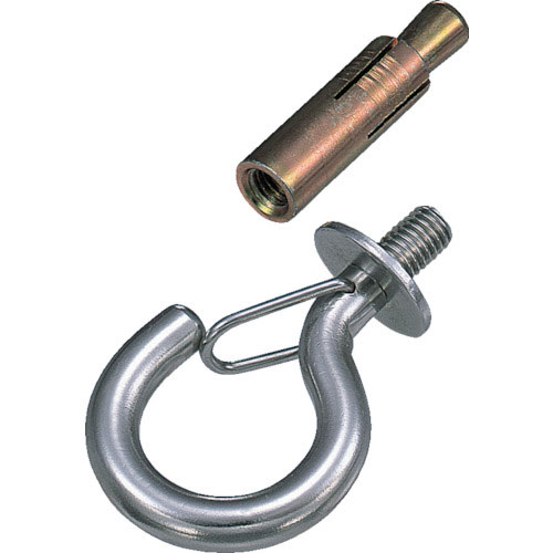 水本　吊金具（ボルトタイプ）　ステンレス　ボルトフック（カットアンカー付）　フックの長さ５０ｍｍ＿