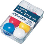 ＪＴＸ　３３０４３３カラーマグネット　３０ｍｍ混色１０個Ｂ１６０Ｊ－Ｍ＿