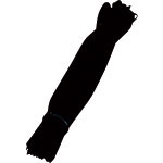 ＪＴＸ　３６３００）つづりひも　ウルシ先　１００本　Ｂ１９６Ｊ＿