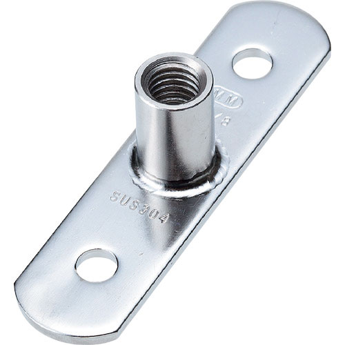 水本　吊金具（ビス止めタイプ）　ステンレス　Ｔ型ナット　捻子径Ｗー３／８＿