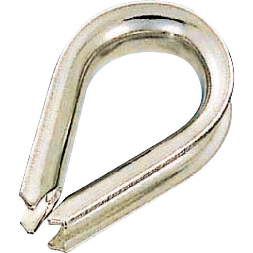 水本　ステンレス　ライトシンブル　ＳＵＳ３１６　使用ロープ径３ｍｍ　長さ１７ｍｍ＿