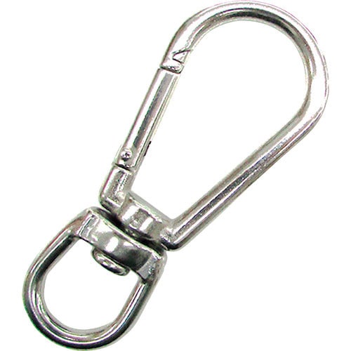 水本　ステンレス　スナップフックＢＬ型（スイベルタイプ）　線径４ｍｍ長さ５５ｍｍ　（１個入）＿