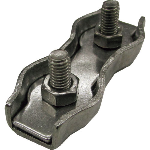 水本　ステンレス　ダブルワイヤークリップ　使用ロープ径１．５ｍｍ＿