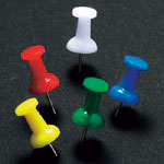 ＪＴＸ　３５４０７７）プッシュピン　色込１００本入　Ｂ２６６Ｊ　＿