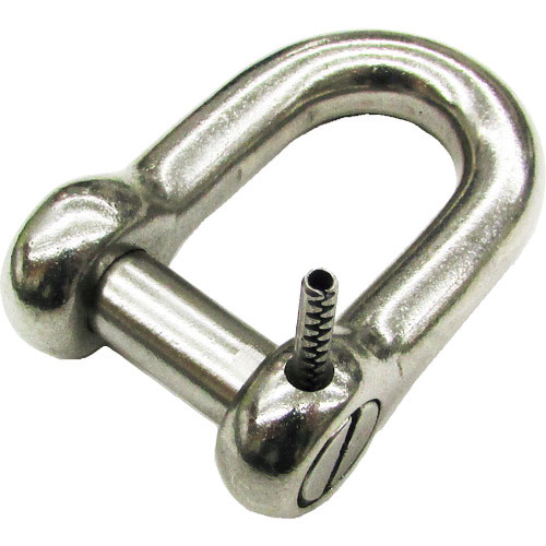 水本　ステンレス　ピン止め沈みシャックル　呼び１２ｍｍ　使用荷重４．１２ｋＮ＿
