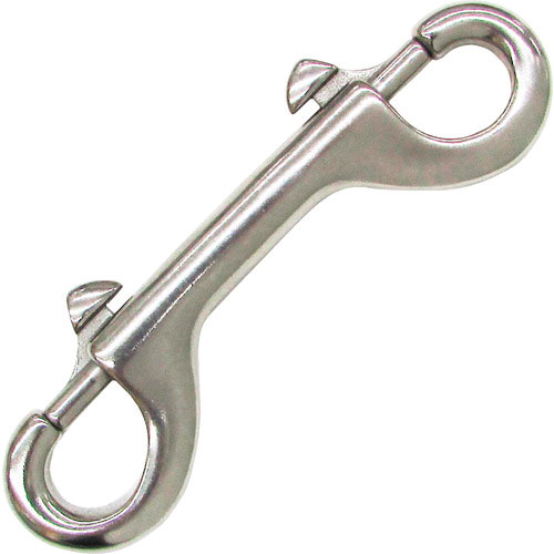 水本　ステンレス　ダブルヘッドナスカン　長さ１０３ｍｍ　（１袋入）＿