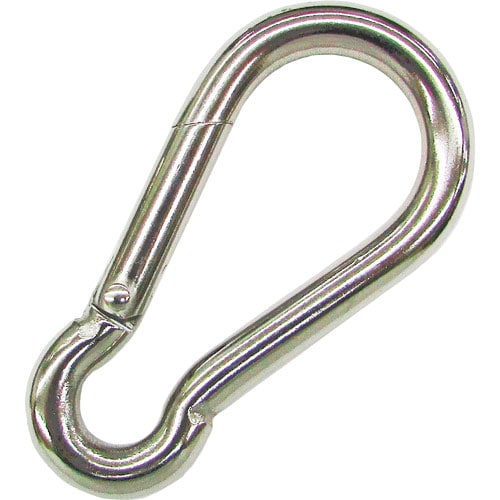 水本　ステンレス　スナップフックＢＷ型　線径７ｍｍ　長さ７０ｍｍ　（１個入）＿