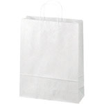 ＪＴＸ　３５４１１４）手提袋　丸紐　白　大　５０枚　Ｂ２８９Ｊ－Ｗ　＿